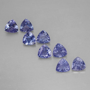  ct natürliche blauer Tansanit-Edelsteine, Trillion, VVS-VS
