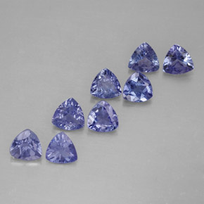  ct natürliche blauer Tansanit-Edelsteine, Trillion, VVS-VS