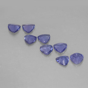  ct natürliche blauer Tansanit-Edelsteine, Trillion, VVS-VS