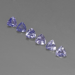  ct natürliche blauer Tansanit-Edelsteine, Trillion, VVS-VS