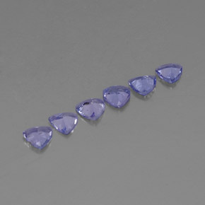  ct natürliche blauer Tansanit-Edelsteine, Trillion, VVS-VS