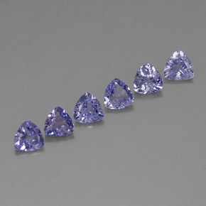  ct natürliche blauer Tansanit-Edelsteine, Trillion, VVS-VS
