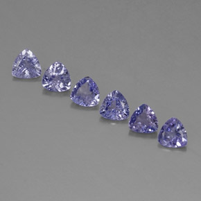  ct natürliche blauer Tansanit-Edelsteine, Trillion, VVS-VS