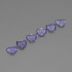  ct natürliche blauer Tansanit-Edelsteine, Trillion, VVS-VS