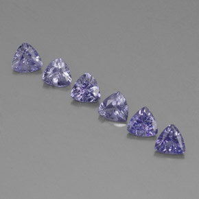  ct natürliche blauer Tansanit-Edelsteine, Trillion, VVS-VS