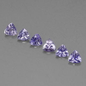  ct natürliche blauer Tansanit-Edelsteine, Trillion, VVS-VS