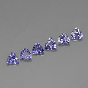  ct natürliche blauer Tansanit-Edelsteine, Trillion, VVS-VS