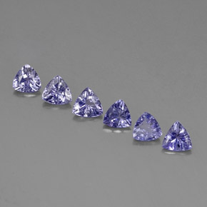  ct natürliche blauer Tansanit-Edelsteine, Trillion, VVS-VS