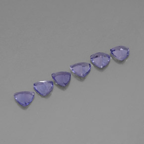  ct natürliche blauer Tansanit-Edelsteine, Trillion, VVS-VS
