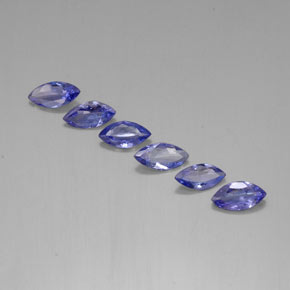 1.86 ct natürliche violett-blau Tansanit-Edelsteine, Marquise, VVS-VS