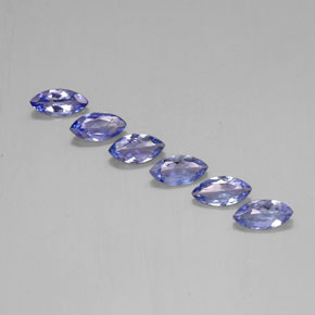  ct natürliche blauer Tansanit-Edelsteine, Marquise, VVS-VS