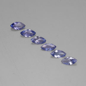  ct natürliche blauer Tansanit-Edelsteine, Marquise, VVS-VS