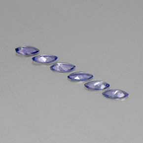  ct natürliche blauer Tansanit-Edelsteine, Marquise, VVS-VS