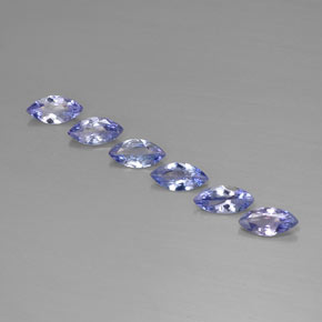  ct natürliche blauer Tansanit-Edelsteine, Marquise, VVS-VS