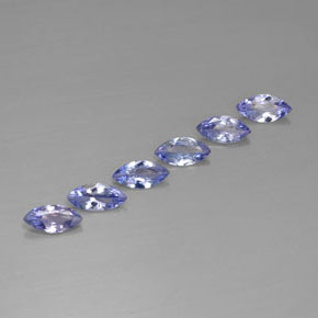  ct natürliche blauer Tansanit-Edelsteine, Marquise, VVS-VS