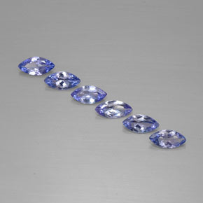  ct natürliche blauer Tansanit-Edelsteine, Marquise, VVS-VS