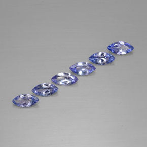  ct natürliche blauer Tansanit-Edelsteine, Marquise, VVS-VS