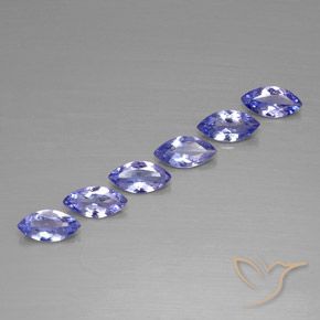 2.03 ct natürliche violett-blau Tansanit-Edelsteine, Marquise, VVS-VS