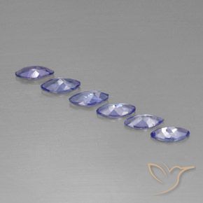 2.03 ct natürliche violett-blau Tansanit-Edelsteine, Marquise, VVS-VS