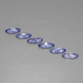  ct natürliche blauer Tansanit-Edelsteine, Marquise, VVS-VS