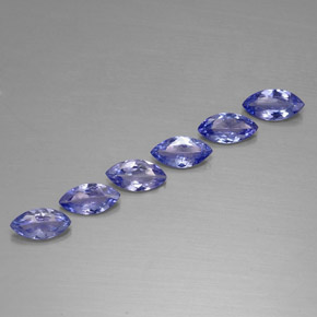  ct natürliche blauer Tansanit-Edelsteine, Marquise, VVS-VS