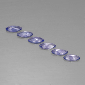  ct natürliche blauer Tansanit-Edelsteine, Marquise, VVS-VS