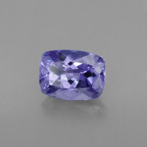 0,99 ctw natürlicher blauer Tansanit, Kissenschliff, VS-SI