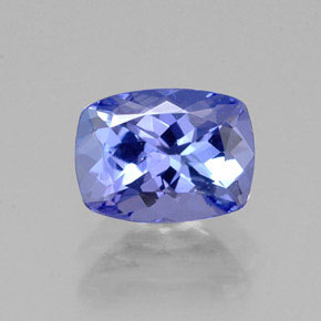 1,26 ctw natürlicher blauer Tansanit, Kissenschliff, VVS