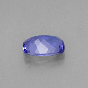 0,89 ctw natürlicher blauer Tansanit, Kissenschliff, VVS