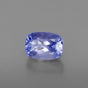 1,21 ctw natürlicher blauer Tansanit, Kissenschliff, VS-SI