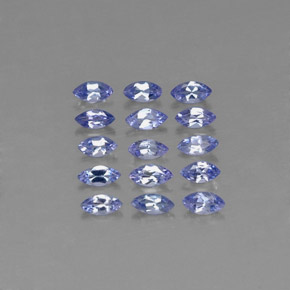  ct natürliche blauer Tansanit-Edelsteine, Marquise, VVS-VS
