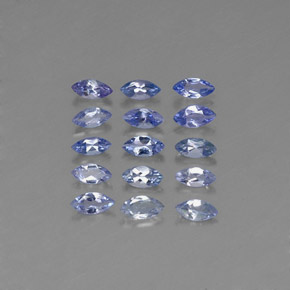  ct natürliche blauer Tansanit-Edelsteine, Marquise, VVS-VS