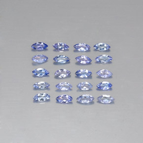  ct natürliche blauer Tansanit-Edelsteine, Marquise, VVS-VS
