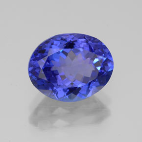3,24 ctw natürlicher blauer Tansanit, Oval Schliff, VVS