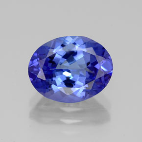 2,80 ctw natürlicher blauer Tansanit, Oval Schliff, VVS