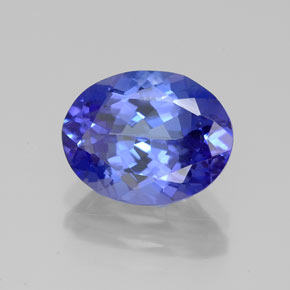 2,80 ctw natürlicher blauer Tansanit, Oval Schliff, VVS