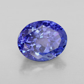 3,13 ctw natürlicher blauer Tansanit, Oval Schliff, VVS