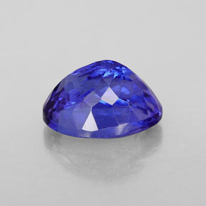 3,40 ctw natürlicher blauer Tansanit, Oval Schliff, VVS