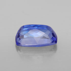 3,38 ctw natürlicher blauer Tansanit, Kissenschliff, VVS