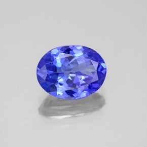 1,95 ctw natürlicher blauer Tansanit, Oval Schliff, VS