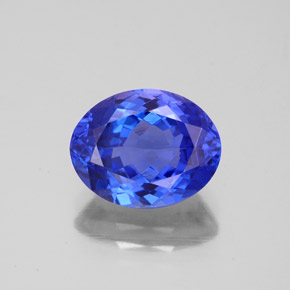 2,81 ctw natürlicher blauer Tansanit, Oval Schliff, VVS