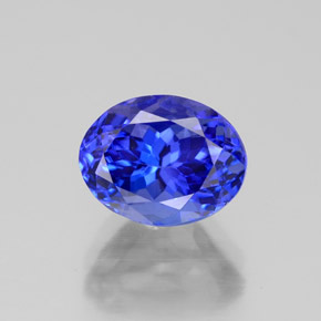 2,75 ctw natürlicher blauer Tansanit, Oval Schliff, VVS