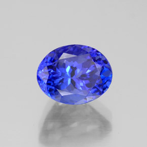 2,75 ctw natürlicher blauer Tansanit, Oval Schliff, VVS