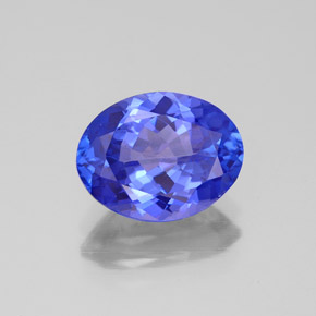 2,38 ctw natürlicher blauer Tansanit, Oval Schliff, VVS-VS