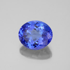 2,70 ctw natürlicher blauer Tansanit, Oval Schliff, VVS