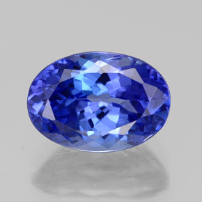 2,73 ctw natürlicher blauer Tansanit, Oval Schliff, VVS-VS