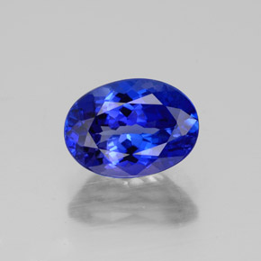 2,42 ctw natürlicher blauer Tansanit, Oval Schliff, VVS