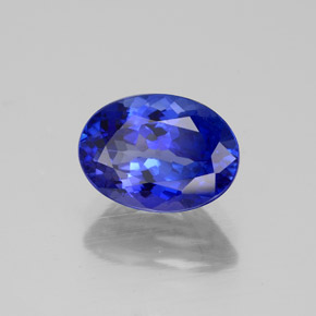 2,42 ctw natürlicher blauer Tansanit, Oval Schliff, VVS