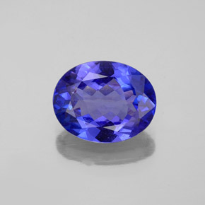 2,32 ctw natürlicher blauer Tansanit, Oval Schliff, VVS