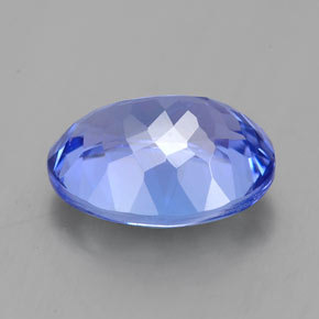 2,92 ctw natürlicher blauer Tansanit, Oval Schliff, IF